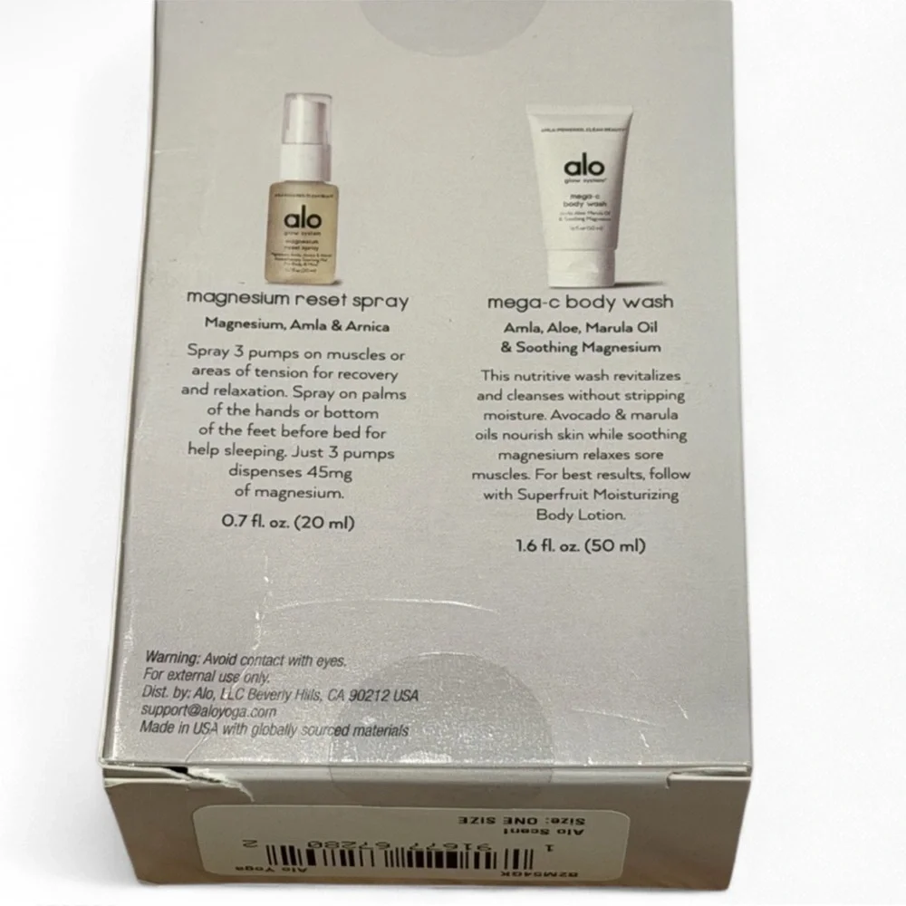 Alo Yoga Glow System Best Seller Mini Duo Travel Set NIB